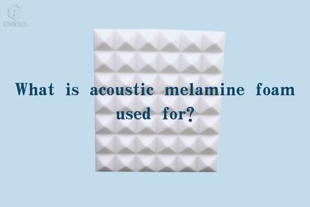 Waar wordt akoestisch melamine -schuim voor gebruikt?
