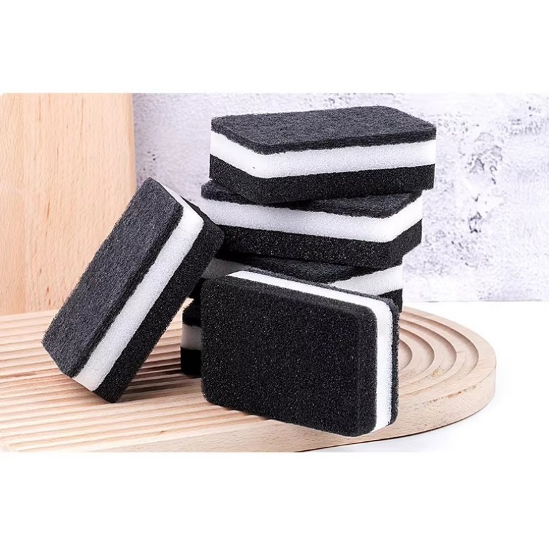 Huishoudelijke padborstel, schotelspons, scrubber