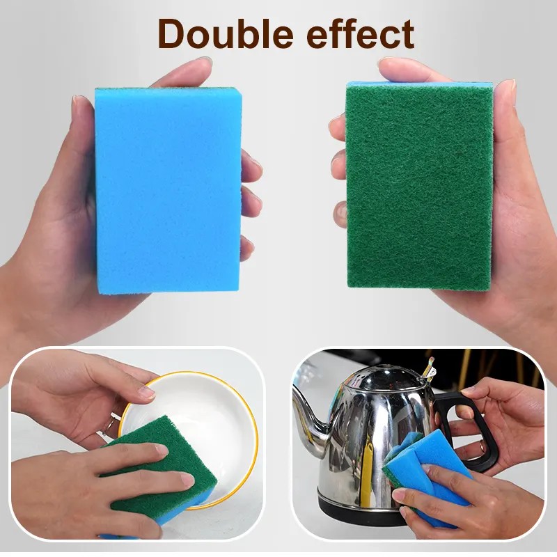 Polyester spons zand keuken huishoudelijke reiniging